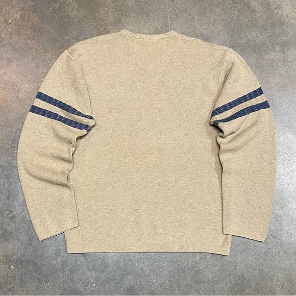 Vintage Nautica Jeans Striped Knit Heavyweight Sweater - Picture 4 of 8